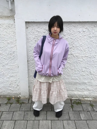 (4 colors) Light Waffle Zip-Up Hoodie