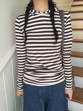 Striped Hooded Parka