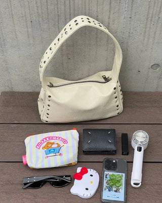 Stud Point Shoulder Bag