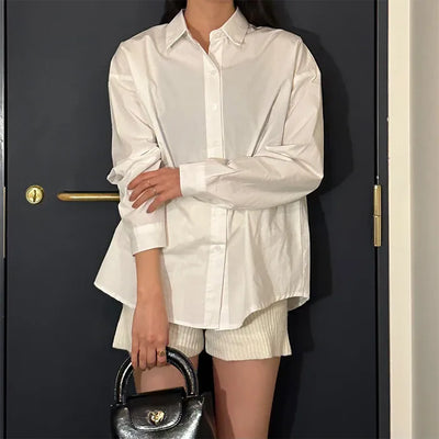 Oversized pastel shirt