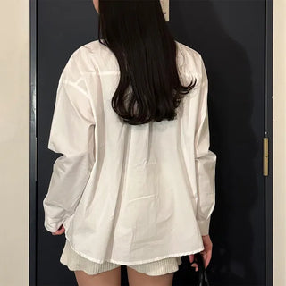 Oversized pastel shirt