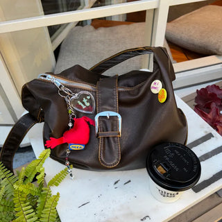 Vintage belt shoulder bag
