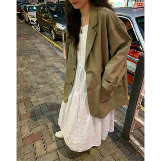 Simple oversized jacket