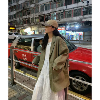 Simple oversized jacket