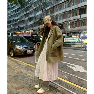 Simple oversized jacket