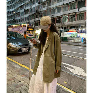 Simple oversized jacket
