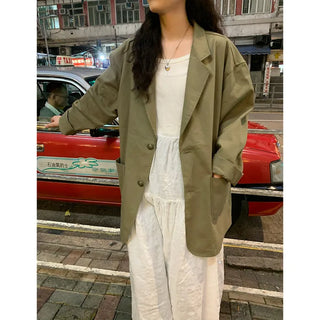 Simple oversized jacket