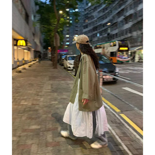 Simple oversized jacket