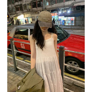 Layered sheer dress