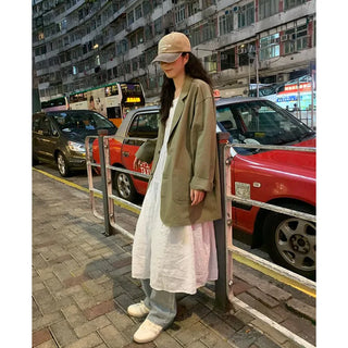 Simple oversized jacket