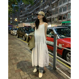 Layered sheer dress