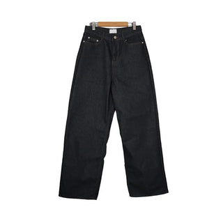 Wide-leg denim pants
