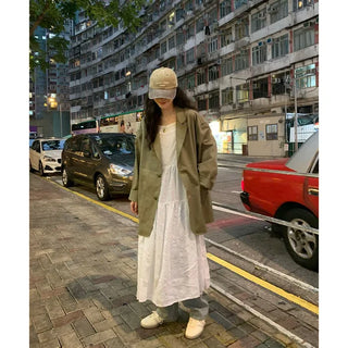 Simple oversized jacket