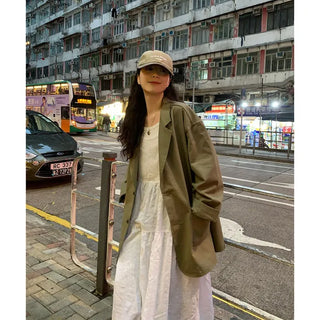 Simple oversized jacket