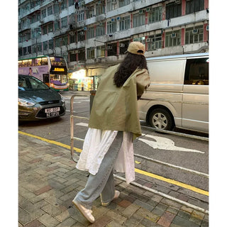 Simple oversized jacket