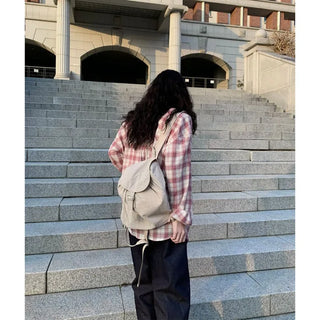Wide-leg denim pants