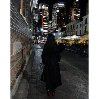 Asymmetrical long skirt
