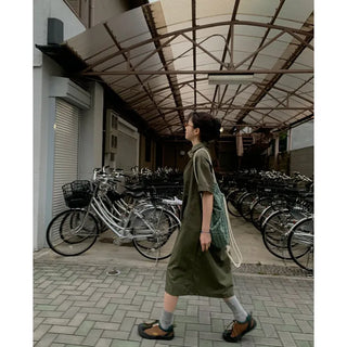 Ribbon print backpack