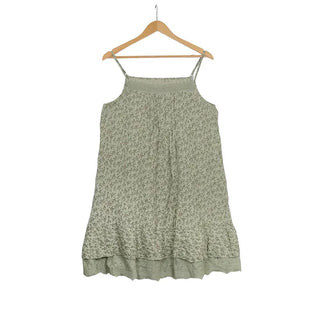 Flower lace sleeveless dress