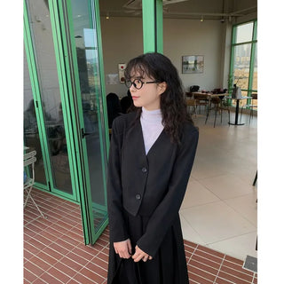 Glasses with thick frames and no lenses