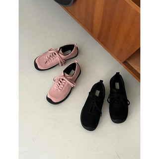 Suede cotton sneakers