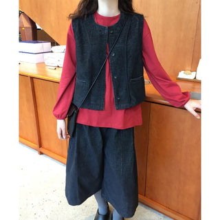 Corduroy vest