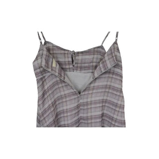 [Lined] Checkered Sleeveless Dress