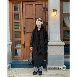 Layered color long dress