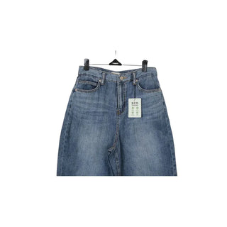 Summer wide denim pants