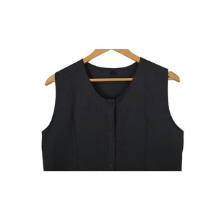 Sleeveless shirt blouse