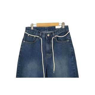 Vintage wide-leg denim pants