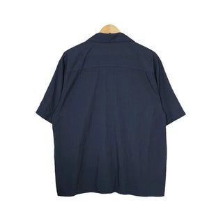 Casual oversized short-sleeved shirt