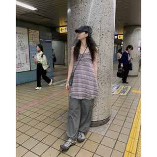 Denim newsboy cap