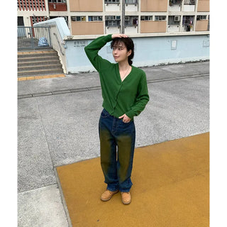 Vintage Wash Denim Pants