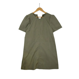 Mini round neck layered dress