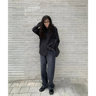 [Unisex] Balloon Denim Pants