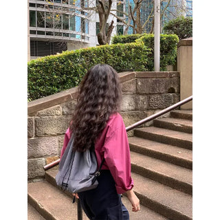 Striped backpack