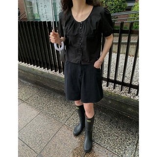 Vintage Wash Half Pants