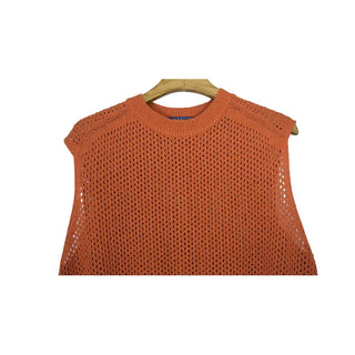 Mesh knit vest