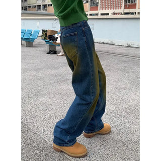Vintage Wash Denim Pants