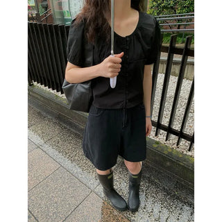Vintage Wash Half Pants