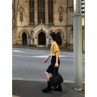 Pleated shorts
