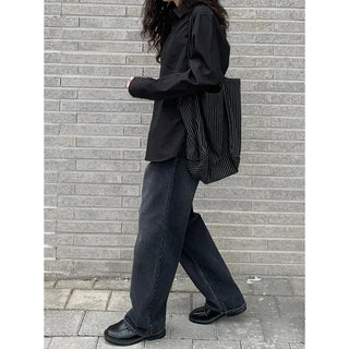 [Unisex] Balloon Denim Pants
