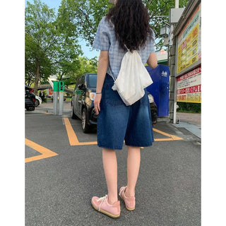 Bermuda shorts denim pants