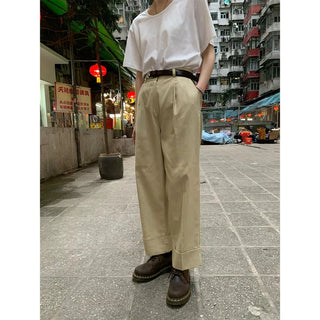 Daily U-neck short-sleeved T-shirt