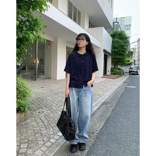 Perforated blouse