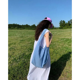 Lace linen long dress