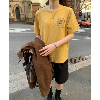 Lettering Short-Sleeved T-Shirt