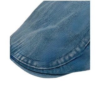 Denim newsboy cap