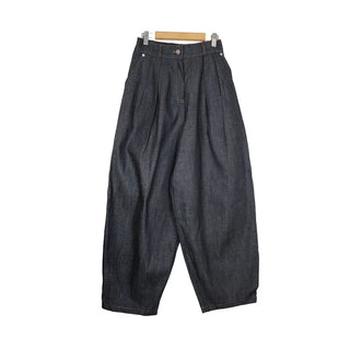 Banding Summer Balloon Denim Pants